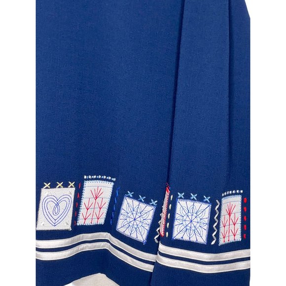 Draper’s & Damons 3X Jacket blouse Button front Embroidered Patchwork long sleev - Picture 10 of 14